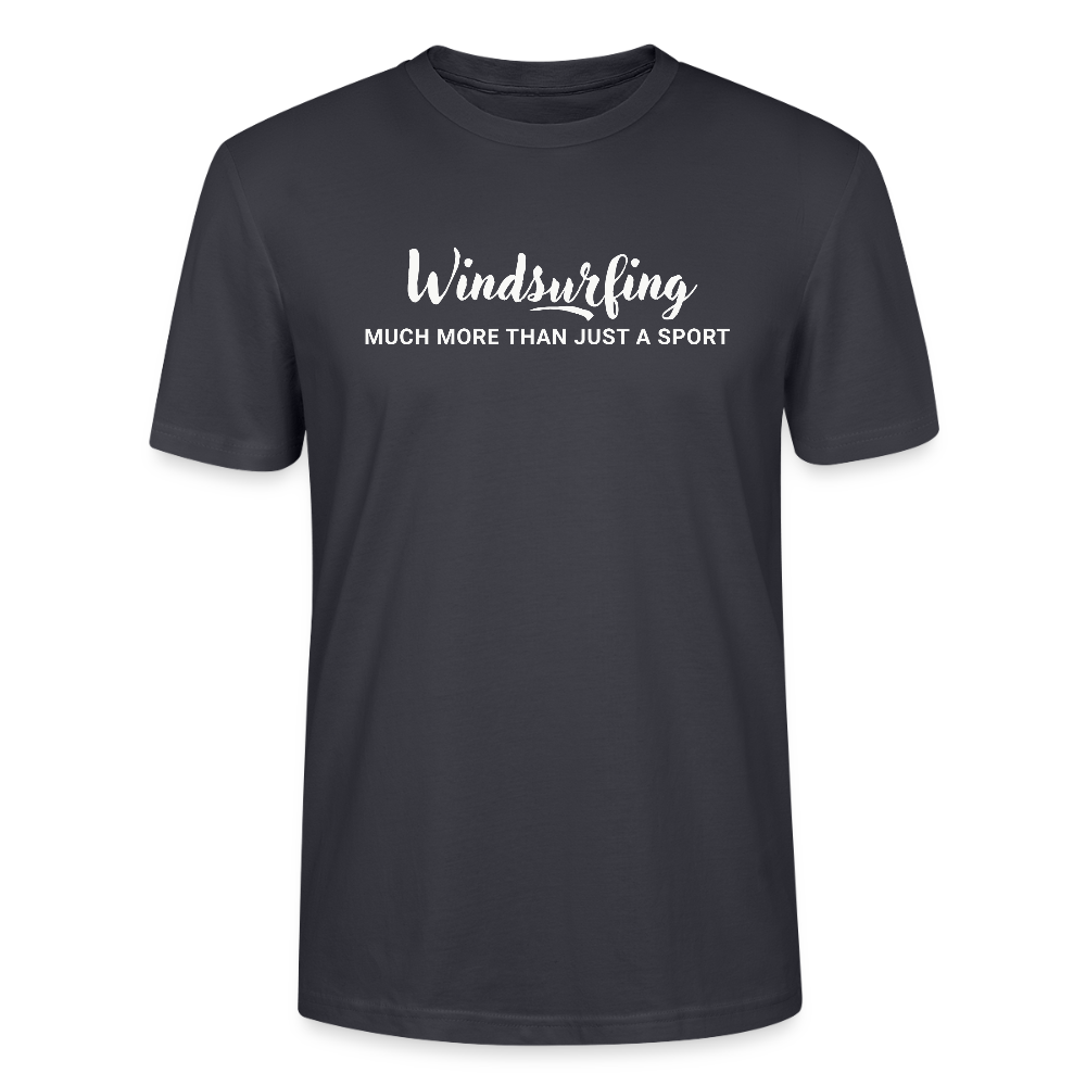 Geschenke Für Windsurfer - Unisex T-Shirt CRAFTER -much more- - Dunkles Graublau