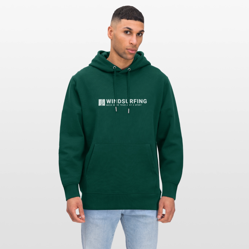 Windsurfer Geschenk Bio-Hoodie CRUISER -more than just a sport- - Forest