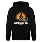 Unisex Bio-Kapuzenjacke -vibes- - Schwarz