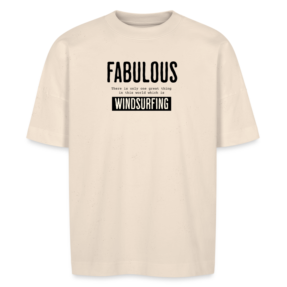 Unisex Oversize Bio-T-Shirt -fabulous- - Naturweiß