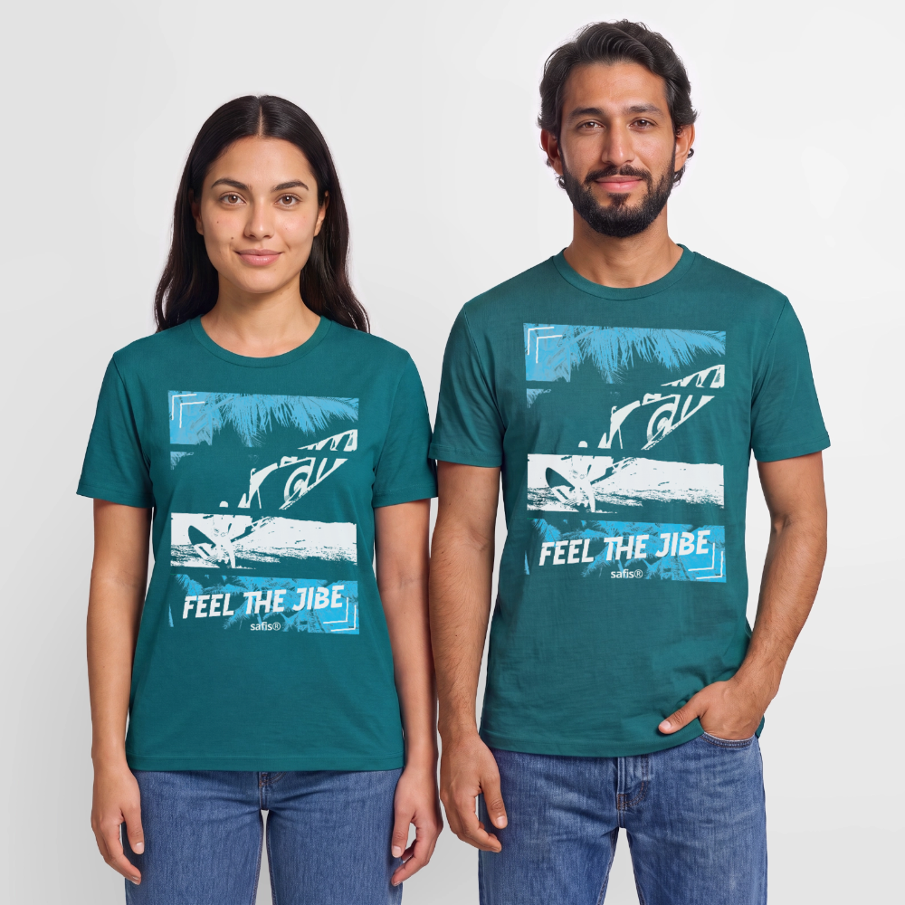 Unisex T-Shirt CRAFTER -jibe - Ozeanblau