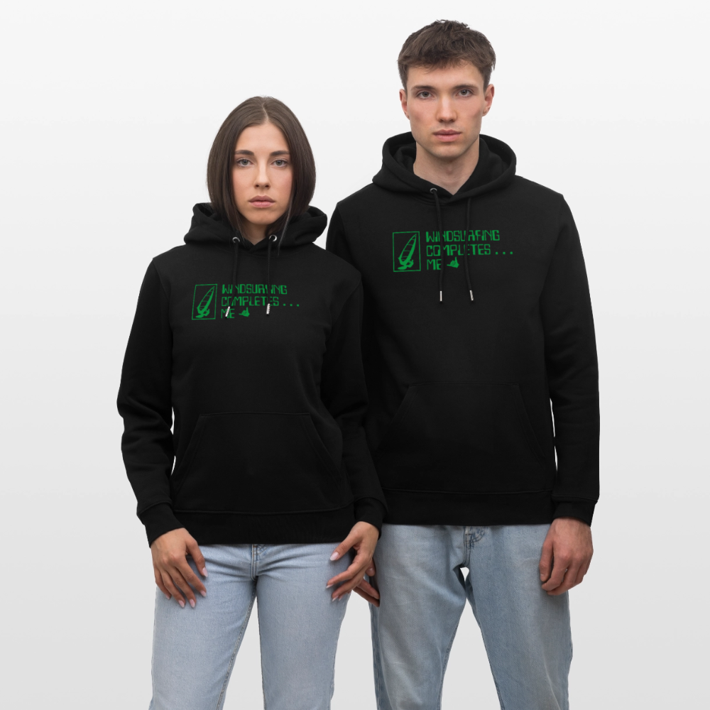 Unisex Bio-Hoodie -complete- - Schwarz