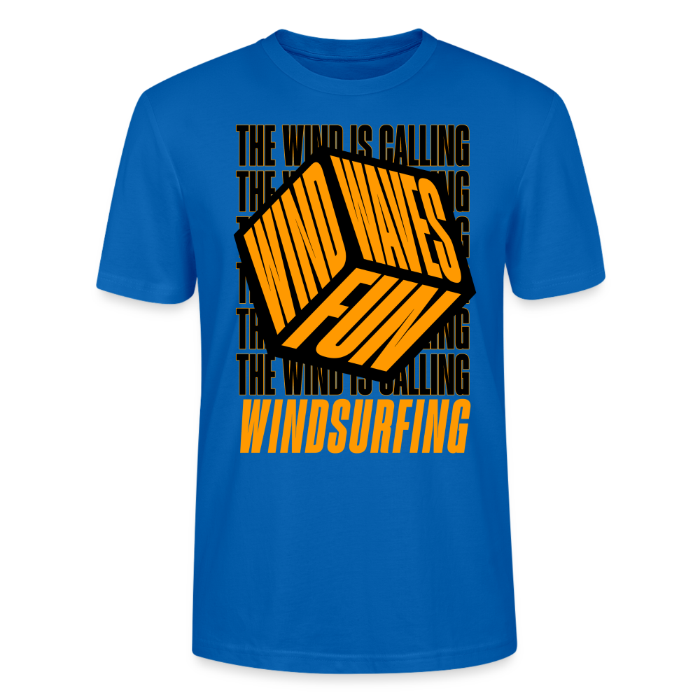 Unisex T-Shirt CRAFTER -wind waves fun- - Pfauenblau