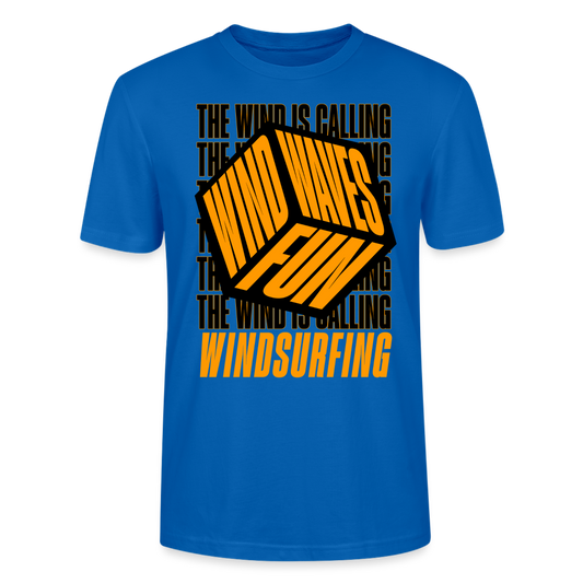 Unisex T-Shirt CRAFTER -wind waves fun- - Pfauenblau