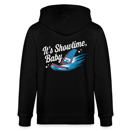 Unisex Bio-Kapuzenjacke CULTIVATOR -showtime- - Schwarz