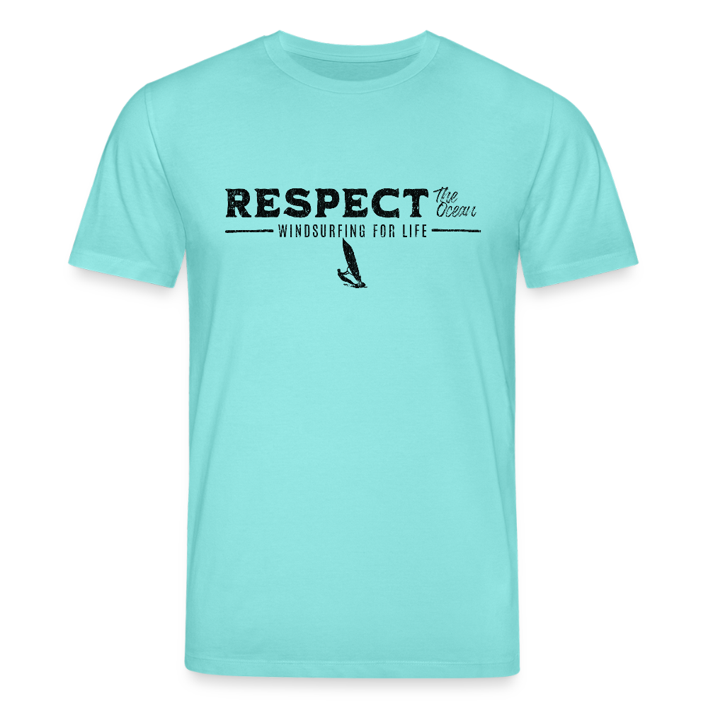 Unisex Bio-T-Shirt CREATOR -respect- - Poolblau