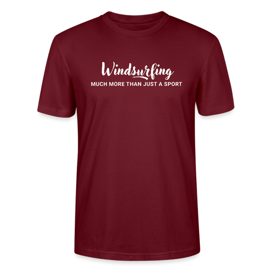 Geschenke Für Windsurfer - Unisex T-Shirt CRAFTER -much more- - Burgunderrot