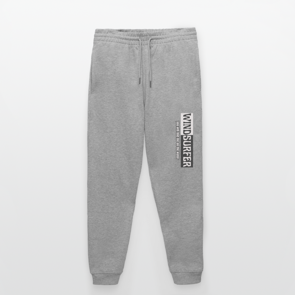Unisex Bio Jogginghose Mover -on the water- - Grau meliert