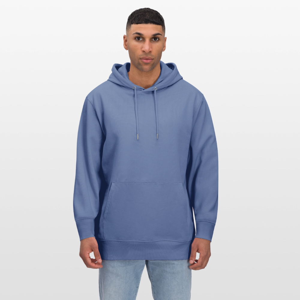 Unisex Bio-Hoodie CRUISER -give me wind and water- - Blau