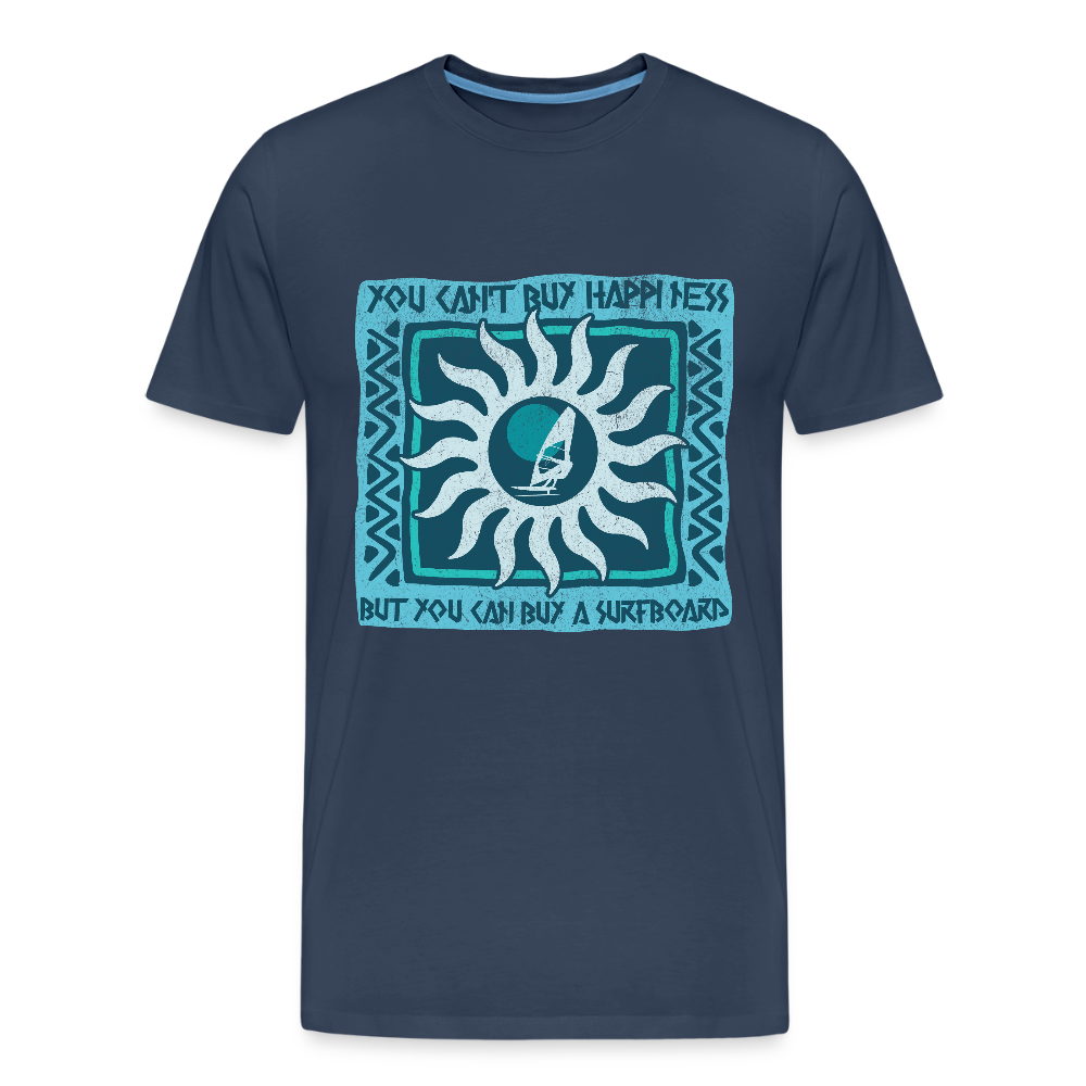 Männer Premium Bio T-Shirt -buy happiness- - Navy