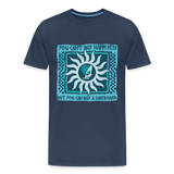 Männer Premium Bio T-Shirt -buy happiness- - Navy