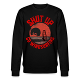 Unisex Bio-Sweatshirt CHANGER -shut up- - Schwarz