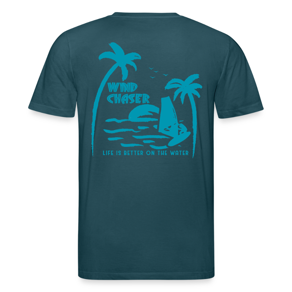 Unisex Bio-T-Shirt CREATOR -wind chaser- - Dunkles Petrol