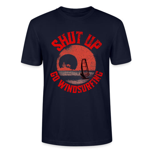 Unisex T-Shirt -shut up- - Navy
