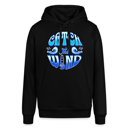 Unisex Bio-Hoodie -catch the wind- - Schwarz