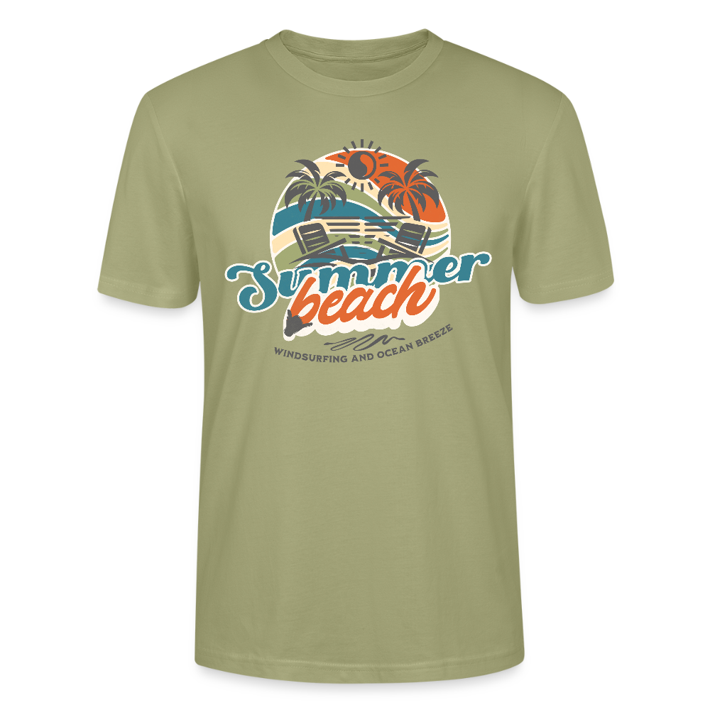 Unisex T-Shirt CRAFTER -summer beach- - Nebelgrün