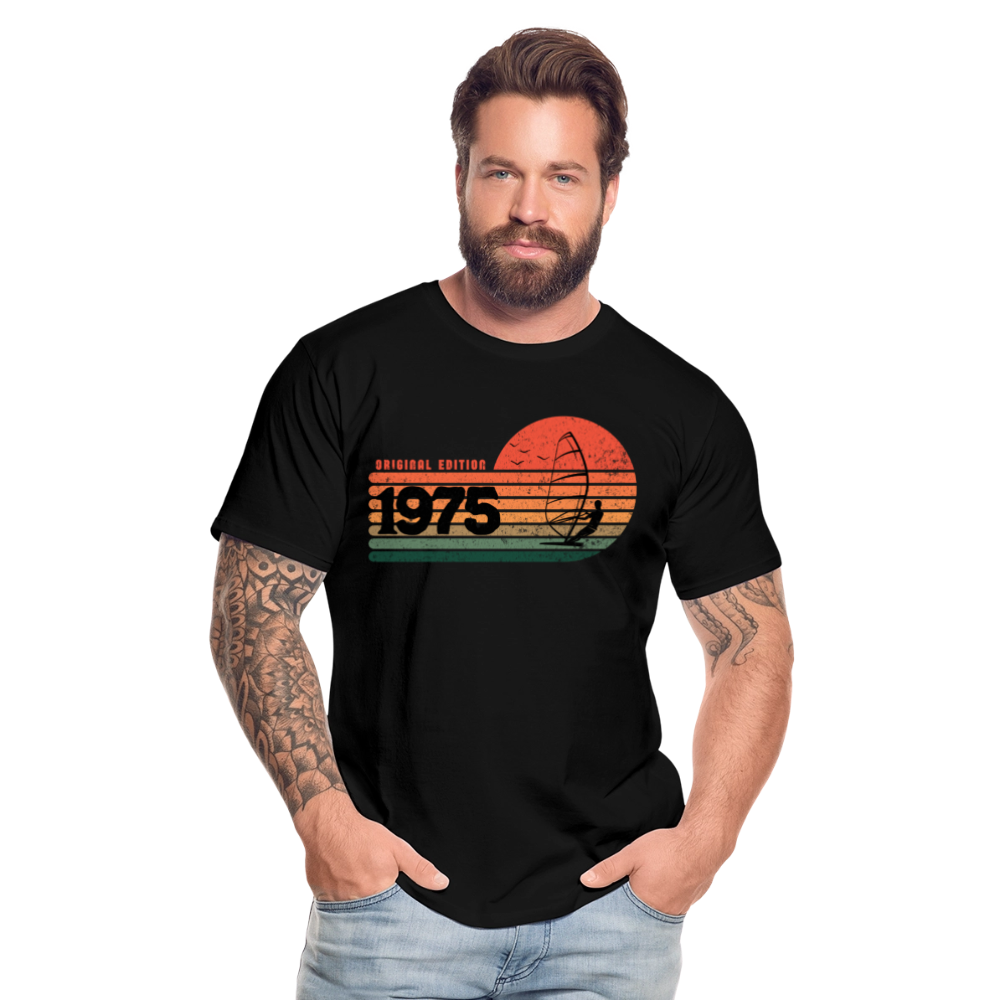 Männer Premium Bio T-Shirt -1975- - Schwarz