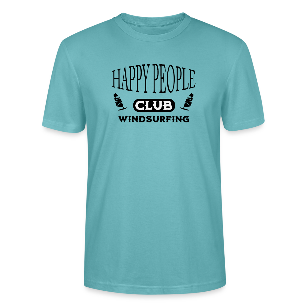 Unisex T-Shirt -happy people- - Pastelltürkis