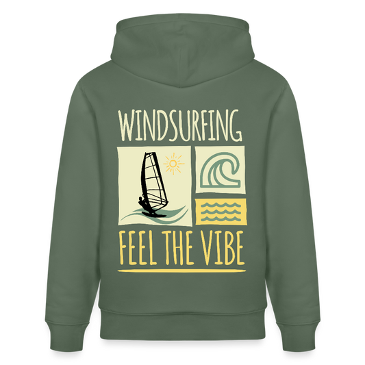 Safis Sports Bio-Hoodie CRUISER -feel the vibe- - Tanngrün