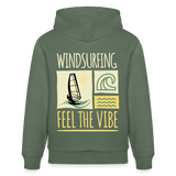Safis Sports Bio-Hoodie CRUISER -feel the vibe- - Tanngrün