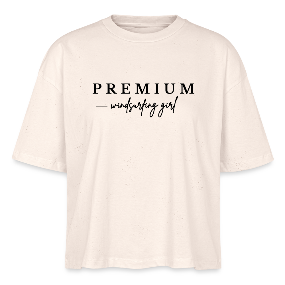 Frauen Boxy Bio-T-Shirt -premium- - Naturweiß
