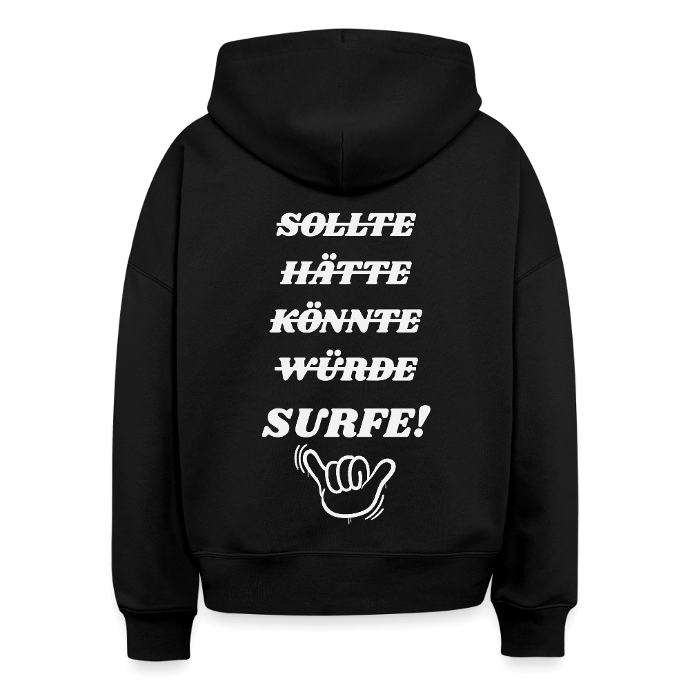 Terrakotta Damen Hoodie surfe! – ideal für Windsurfer.