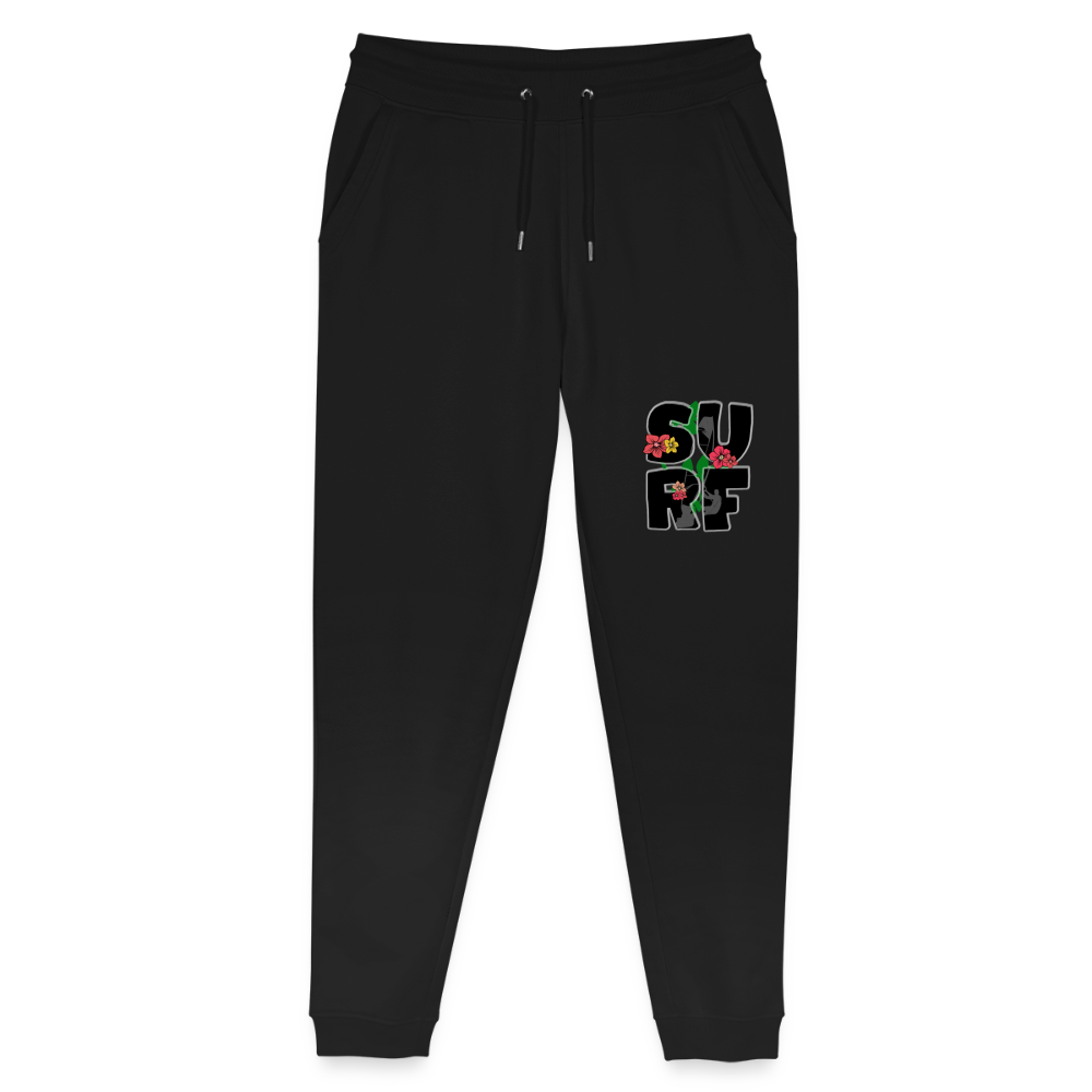 Unisex Bio Jogginghose -surf girl- - Schwarz