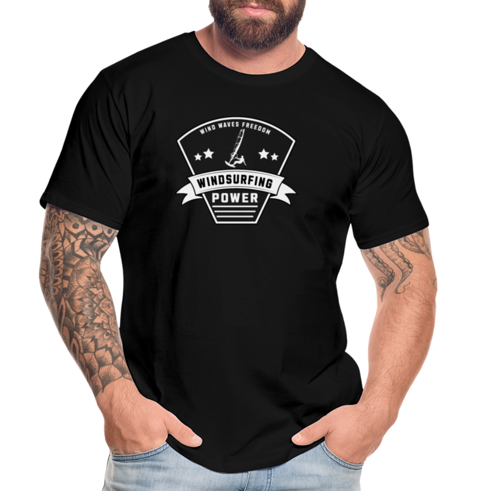 Männer Premium Bio T-Shirt -power- - Schwarz