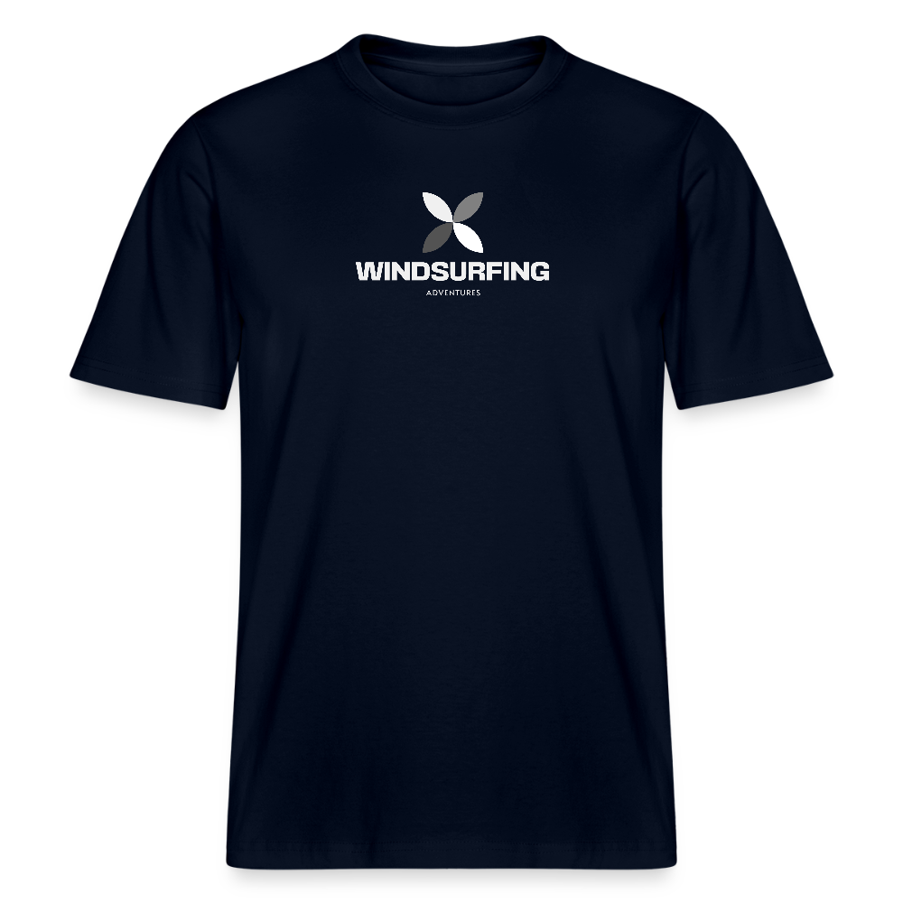 Relaxed Fit Unisex Bio-T-Shirt -adventures- - Navy