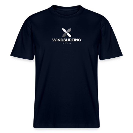 Relaxed Fit Unisex Bio-T-Shirt -adventures- - Navy