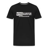 Männer Premium Bio T-Shirt -on the water- - Schwarz