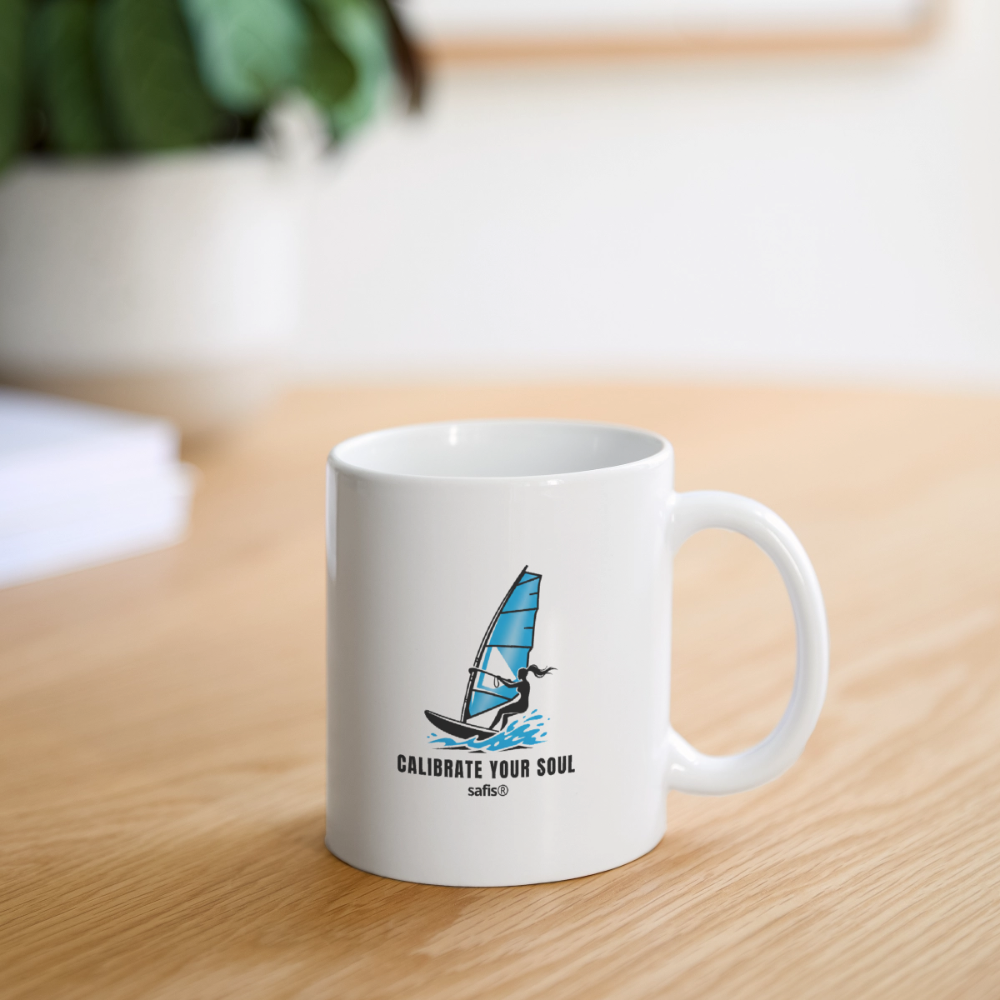 Tasse -calibrate your soul- - Weiß