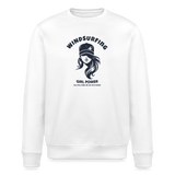 Unisex Bio-Sweatshirt -windsurfing girl power- - Weiß