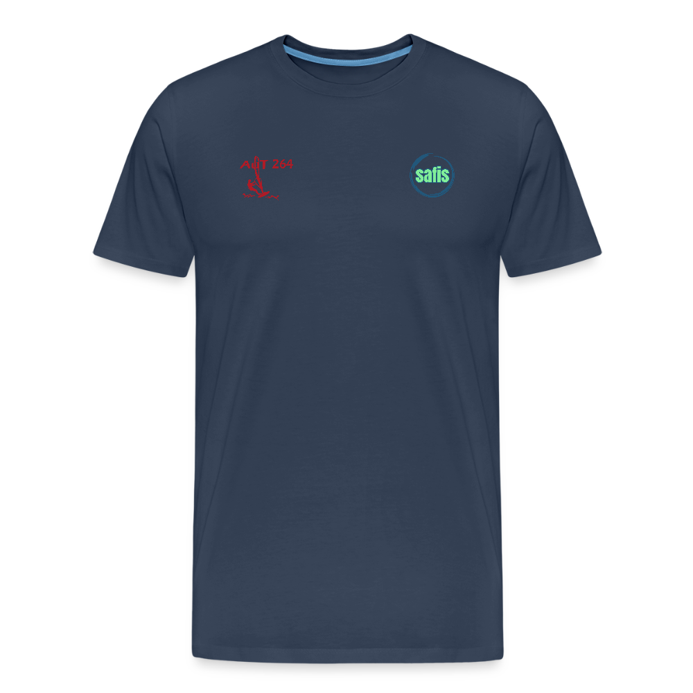 Männer Premium Bio T-Shirt -aut264- - Navy