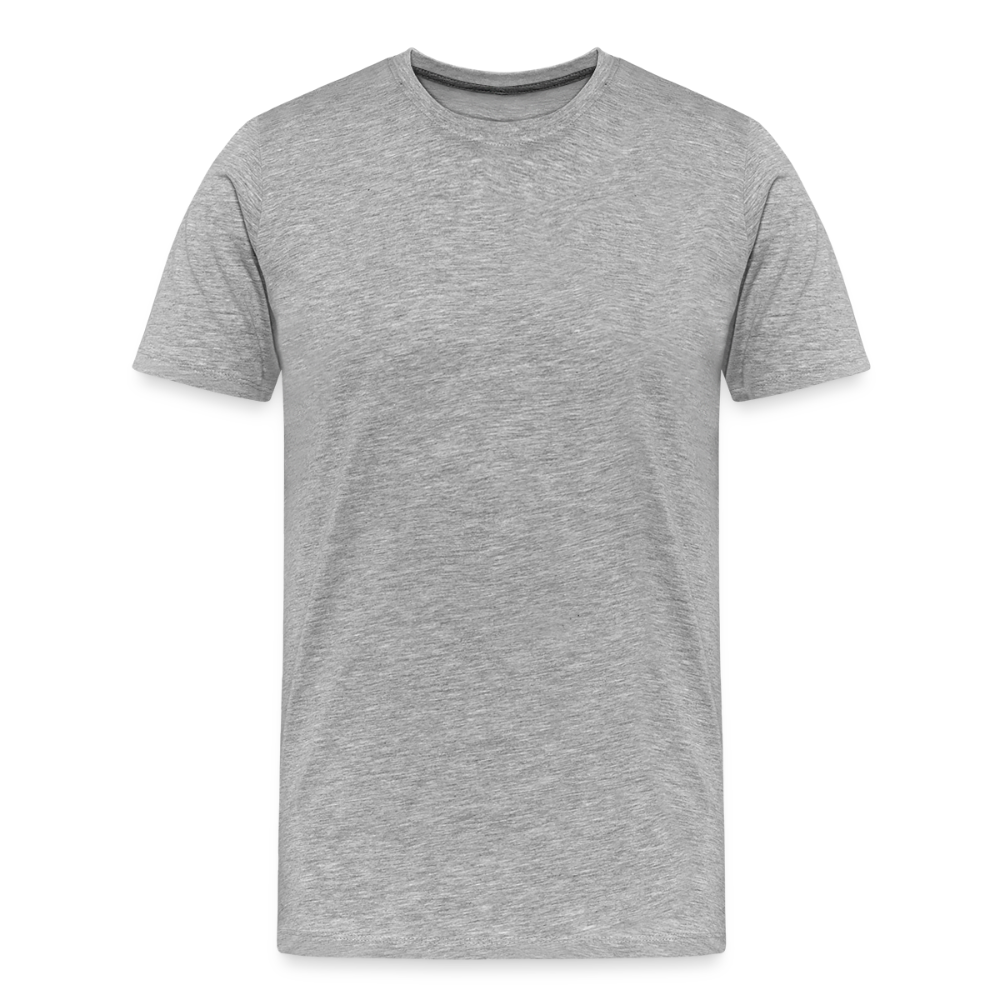 Männer Premium Bio T-Shirt -give me wind and water- - Grau meliert