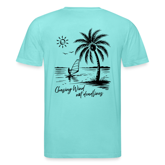Unisex Bio-T-Shirt CREATOR -chasing wind- - Poolblau