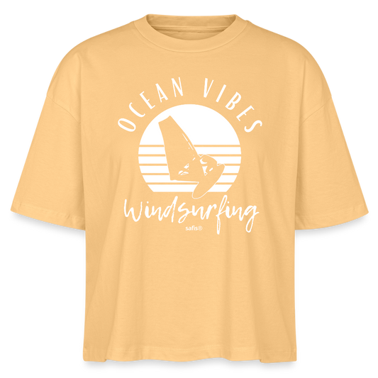 Frauen Boxy Bio-T-Shirt Nova -ocean vibes sunset- - Mispel