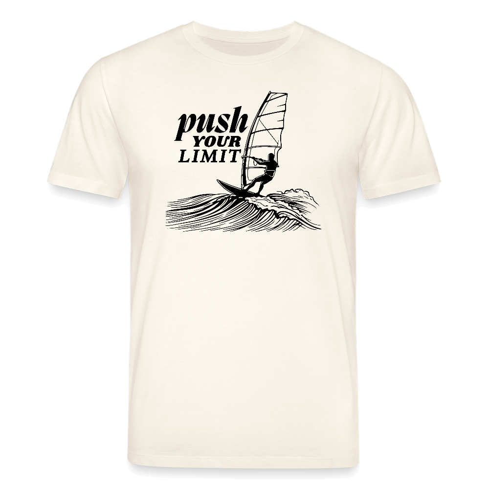 Bio Unisex Shirt push für Windsurf Fans Naturweiß