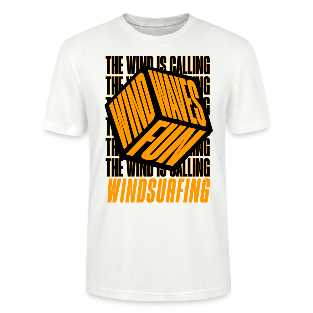 Unisex T-Shirt CRAFTER -wind waves fun- - Weiß