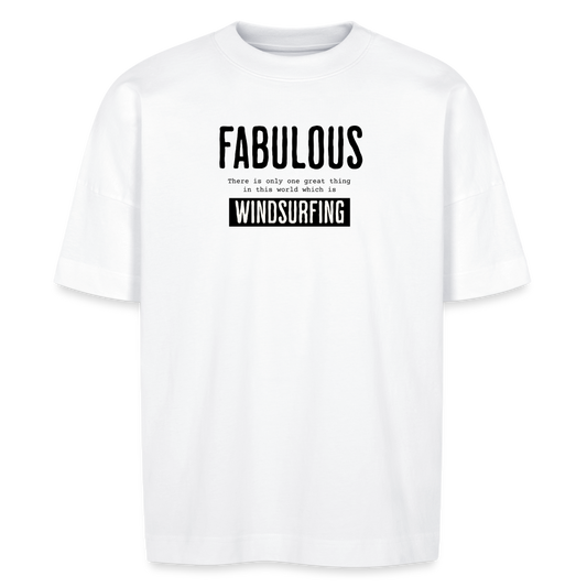 Unisex Oversize Bio-T-Shirt -fabulous- - Weiß