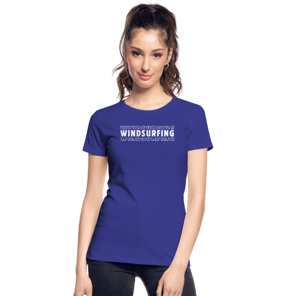 Frauen Premium Bio T-Shirt -windsurfing- - Königsblau