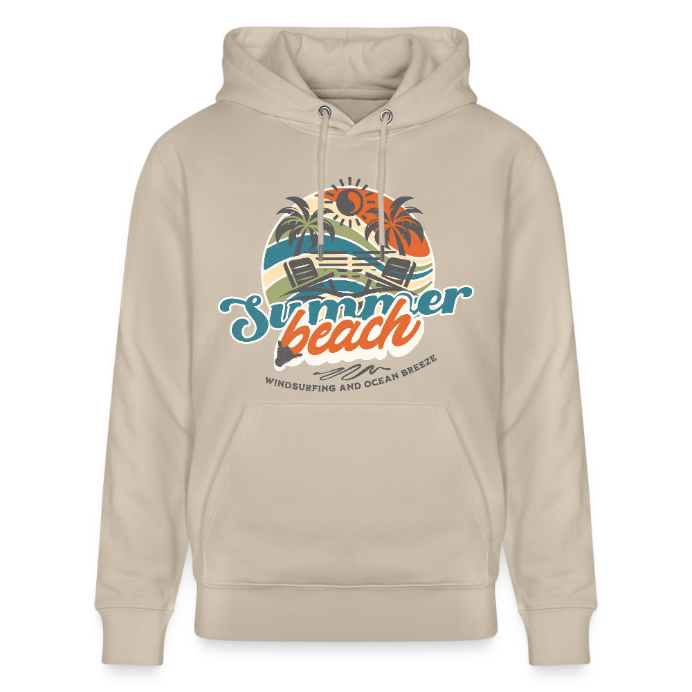 Unisex Bio-Hoodie CRUISER -summer beach- - Beige