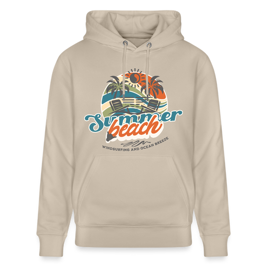 Unisex Bio-Hoodie CRUISER -summer beach- - Beige