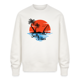 Unisex Oversize Bio Pullover -salty vibes- - OFF WHITE