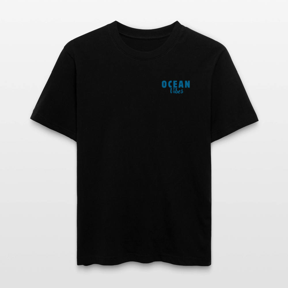Relaxed Fit Unisex Bio-T-Shirt -happiest- - Schwarz