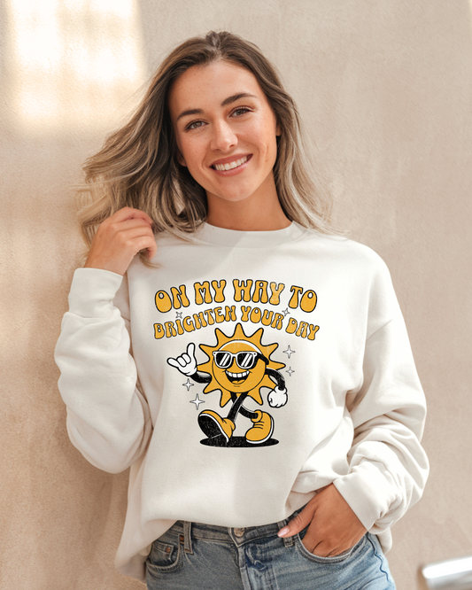 safi s windsurfer Sweatshirt ROLLER -on my way- - Weiß