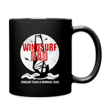 Tasse - windsurf dad - Schwarz