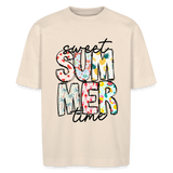 Unisex Oversize T-Shirt -sweet summertime - Naturweiß