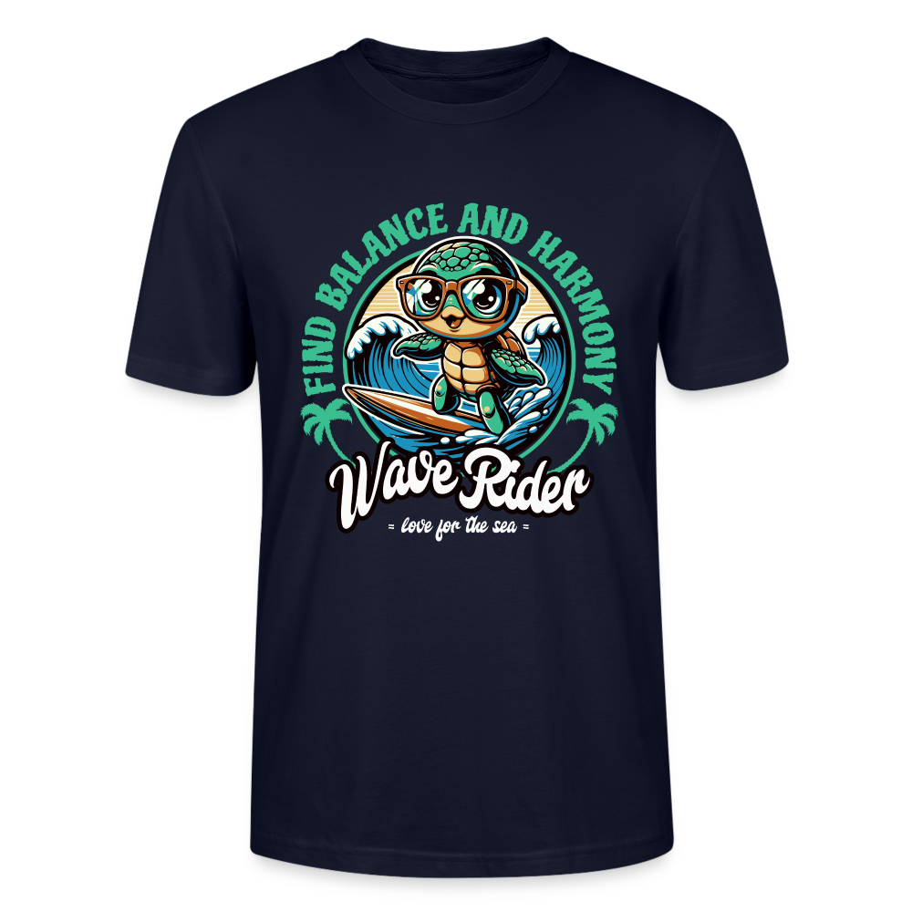 Unisex T-Shirt CRAFTER -wave Rider- - Navy