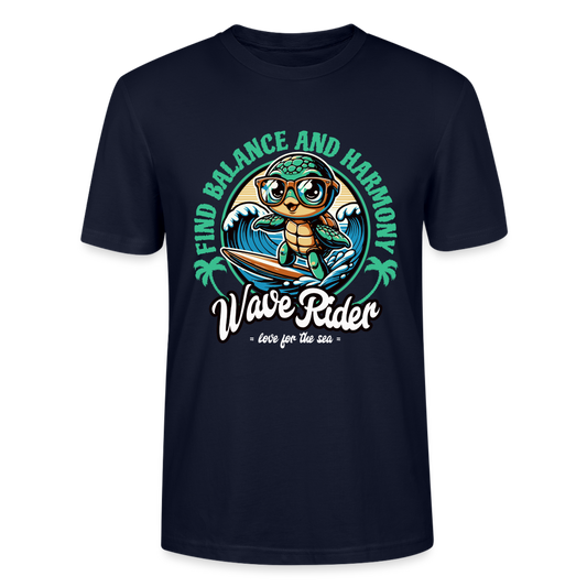 Unisex T-Shirt CRAFTER -wave Rider- - Navy